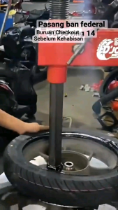PROMO BAN MOTOR MERK FEDERAL BEAT MIO VARIO DLL RING 14 TUBELES