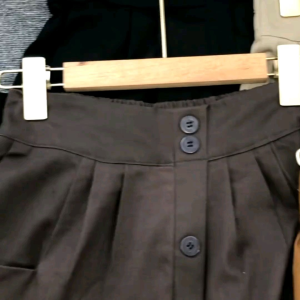 rok nuna skirt korean style bahan katun twill premium