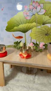 CHUÔNG TỤNG KINH - ĐỒNG NGUYÊN CHẤT VÀNG BÓNG ÂM THANH TO TRONG TRẺO LOAI 1