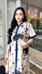Daster Batik Terbaru Amima || Dress Rayon Batik Pekalongan Adem Dipakai