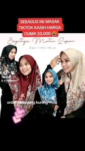 HIJAB SEGIEMPAT ZIPPER RESLETING 110X110 VOAL KATUN PREMIUM MURAH GROSIR