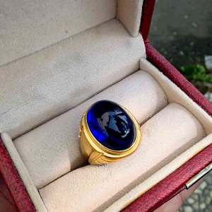 Cincin Batu King Safir Size Medium Super Kerwn