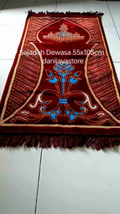 TERMURAH SAJADAH DEWASA TURKEY BLUDRU SPIEGEL TEBAL 55X105CM
