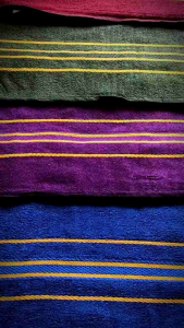 isi 3 Pcs Handuk Mandi Dewasa Polos Strip Catton💯