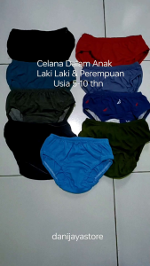 (6 Pcs) Celana Dalam Anak Laki-Laki & Perempuan