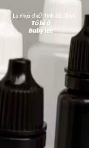 (TD sup) Lọ chiết tinh dầu 30ml 50/60ní tặng kèm hình trái cây dán lọ