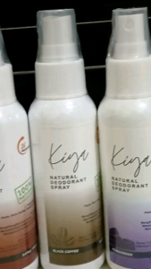 Paket Reseller 10PCS Kiya Natural Deodorant Tawas Cair Menghilangkan Bau Badan/Ketiak Non Alkohol 100ml