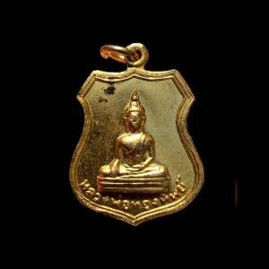 เหรียญหลวงพ่อทองทิพย์ วัดสวนตาล จ.น่าน กะไหล่ทอง #4063