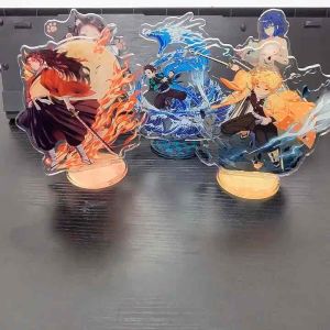 Mô Hình Tượng Standee Acrylic Mica 2 mặt Thanh Gươm Diệt Quỷ - Kimetsu No Yaiba - Tanjiro Nezuko Zenitsu Rengoku Hà trụ Muichiro Tokito Kanroji Mitsuri Obanai Kanao Inosuke Giyu Akaza Shinobu Genya Muzan Sanemi Uzui Tengen Sabito Makomo Himejima