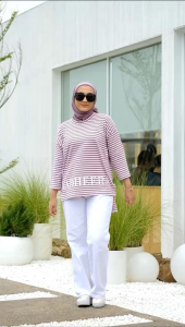 [READY] Jollie T-shirt Green Lily Jumbo by Nadheera Luxury