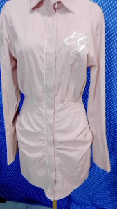 DRESS LENGAN PANJANG PINK SOFT(EGOIST) 282