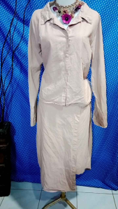 MIDI DRESS GAUN PESTA KIMONO LILIT PINK SOFT (MIGNON BY)