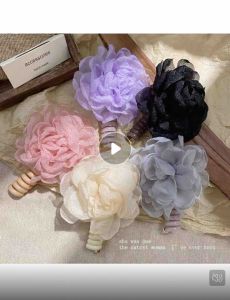 ยางรัดผมเกลียวโทรศัพท์ Telephone Flowers ยางรัดผม ยางมัดผม แฟชั่น