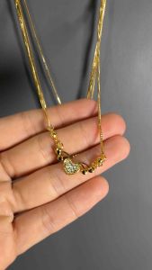 Kalung Set Liontin Berlapis Emas - Aksesoris Xuping Wanita Dewasa