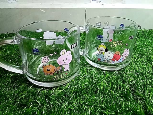 VINDA BT21 LINE FRIENDS Glass MUG (LIMITED EDITION)