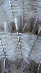 Sikat Galon Full Stainless 1.2 cm di pasang di mesin berkualitas