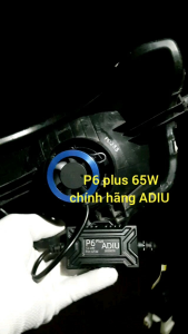 Bóng đèn bi led mini project chân H4 ADIU T8 laser 70W P6 plus 65W G63 black 55W với quạt không dây ánh sáng trắng giá 1 bóng