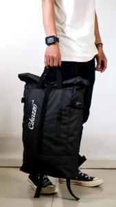 CIKAZZO - Bonneville tas ransel lipat punggung sekolah pria wanita tahan air 26+2L backpack