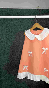 MIYAKOO DRESS MOTIF PITA ANAK DRESS KOREA ANAK USIA 1 TAHUN 2 TAHUN 3 TAHUN 4 TAHUN 5TAHUN