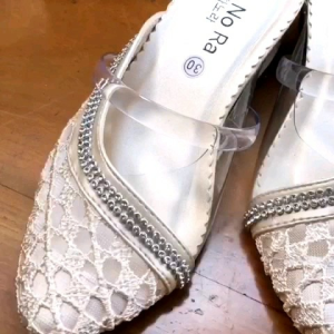 Sandal Heels Anak Perempuan Hak Tahu Slip On Jala Vynscollection