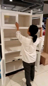 ตู้กับข้าว C1 5ชั้น ตู้กับข้าว PVC ตู้กับข้าวกันน้ำ ตู้กับข้าว ซื้อทั้งหมด ส่งฟรี