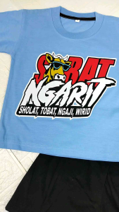 SETELAN BAJU ANAK LAKI-LAKI/PEREMPUAN SOBAT NGARIT UNTUK USIA 1-10 TAHUN