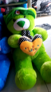 Boneka Bear Topi Love 1 Meter
