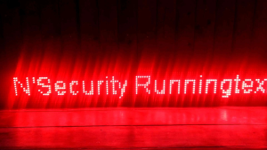 Runningtext Waterproof 163x19cm