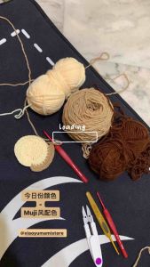 Xiaoyu Mami Store handmade crochet cup mat 3tones 1set2pcs 晓宇妈咪工坊手工钩织杯垫3色系1套2个装