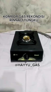 KOMPOR GAS REKONDISI RINNAI 1 TUNGKU | Kompor gas rekondisi rinnai 1 tungku