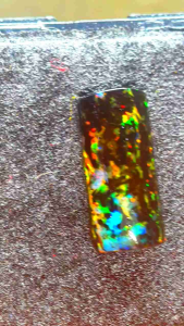 Batu Cincin Black Opal Sempur Banten Jarong Natural Bahan Ranting
