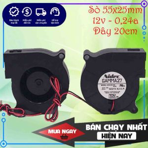 Sò tản nhiệt gamma27 Nidec 12v 024a 55cm (55x25mm) chính hãng mới