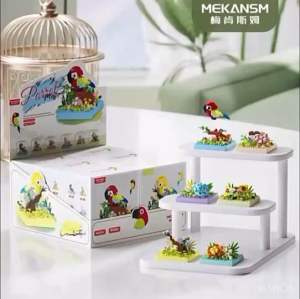 ตัวต่อนาโน Size L - Mekansm K 394 - 399 Parrot Bird