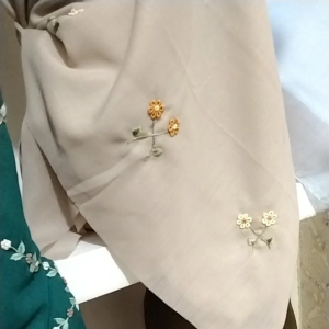 HIJAB SEGIEMPAT SULAM TABUR MATAHARI FULL