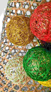 Abaca Balls 4 inches diameter (3 pcs per Check-out)