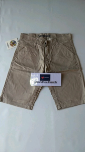 celana pendek pria dewasa bahan chino melar dan tebal