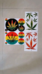 #สติ๊กเกอร์แต่งรถ #สติ๊กเกอร์รถซิ่ง #สติ๊กเกอร์รถมอเตอร์ไซค์ #สติ๊กเกอร์หมวกกันน็อค #ลายใบกัญชา