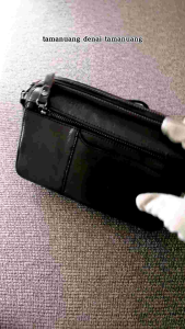 Cheersoul Tas tangan pria Tas genggam Handbag kulit pria Tas pasport