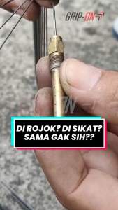 60-501 Grip-On Carburetor Injector Tip Cleaner Set Jarum Pembersih Karburator merah