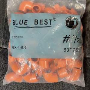 (Per bag)Elbow ELECTRICAL PVC CONDUIT ELBOW 1/2”3/4”( ORANGE )