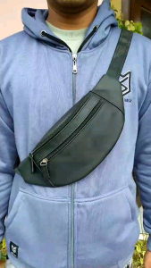 Waistbag Pria Wanita Kulit Sapi