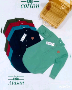 [Yufakids] KEMEJA KOKO ANAK RASYID / KOKO ANAK 2 TH - 11 TH / ATASAN KOKO ANAK