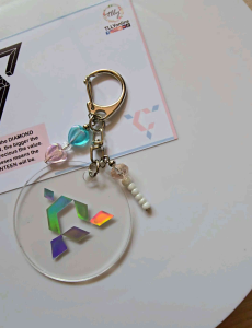 TLLYonline Seventeen SVT KPop Phone Charm Strap Gift Keychsin Pearl Bead Pink Blue with 1PC FREE Fanmade photocard Color Mingyu Yoon Jeonghan Wonwoo Wen Junhui Joshua The8 S.Coups Hoshi DK Woozi Seungkwan Dino Vernon