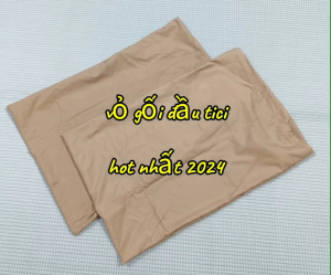 vỏ gối đầu tici 48*68-hàng trơn một màukhông có tem-bán theo đôi 2 chiếc