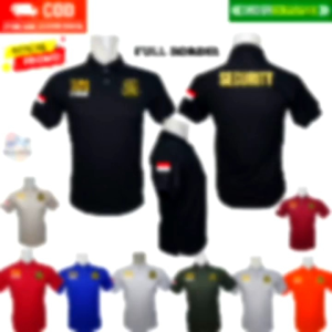 KAOS KERAH SECURITY TURN BACK CRIME FULLBORDIR - BAJU TBC SECURITY - BAJU SECURITY - BAJU SATPAM BKS