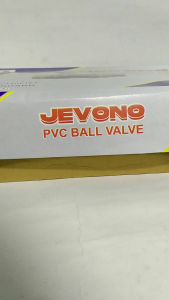 Jevono Ball valve pvc gagang besi ukuran 1/2 inci stop keran