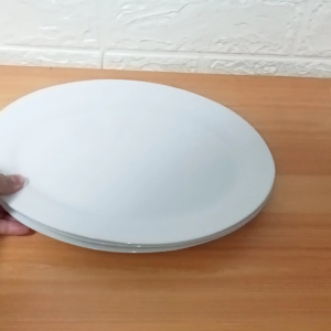 SET FOR 3 PIECES CERAMIC SERVING OVAL PLATER SIZE 13INCHES X 8INCHES / microwaveable
