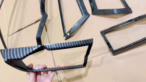 Paket Garnish Lampu Depan Belakang Ertiga 2018-2027 Carbon Glossy