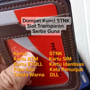 HC TRANS3 | Dompet STNK Gantungan Kunci Kartu EToll Mobil Motor