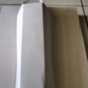 Ukuran Kertas Wadah Kentang Spiral Seafood Putih Polos 13 x 36 cm